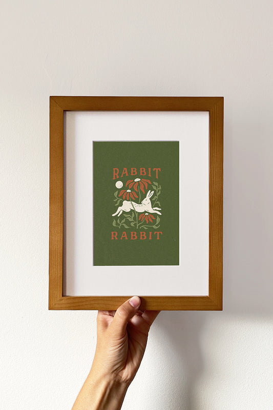 Lucky Hare Moon Print