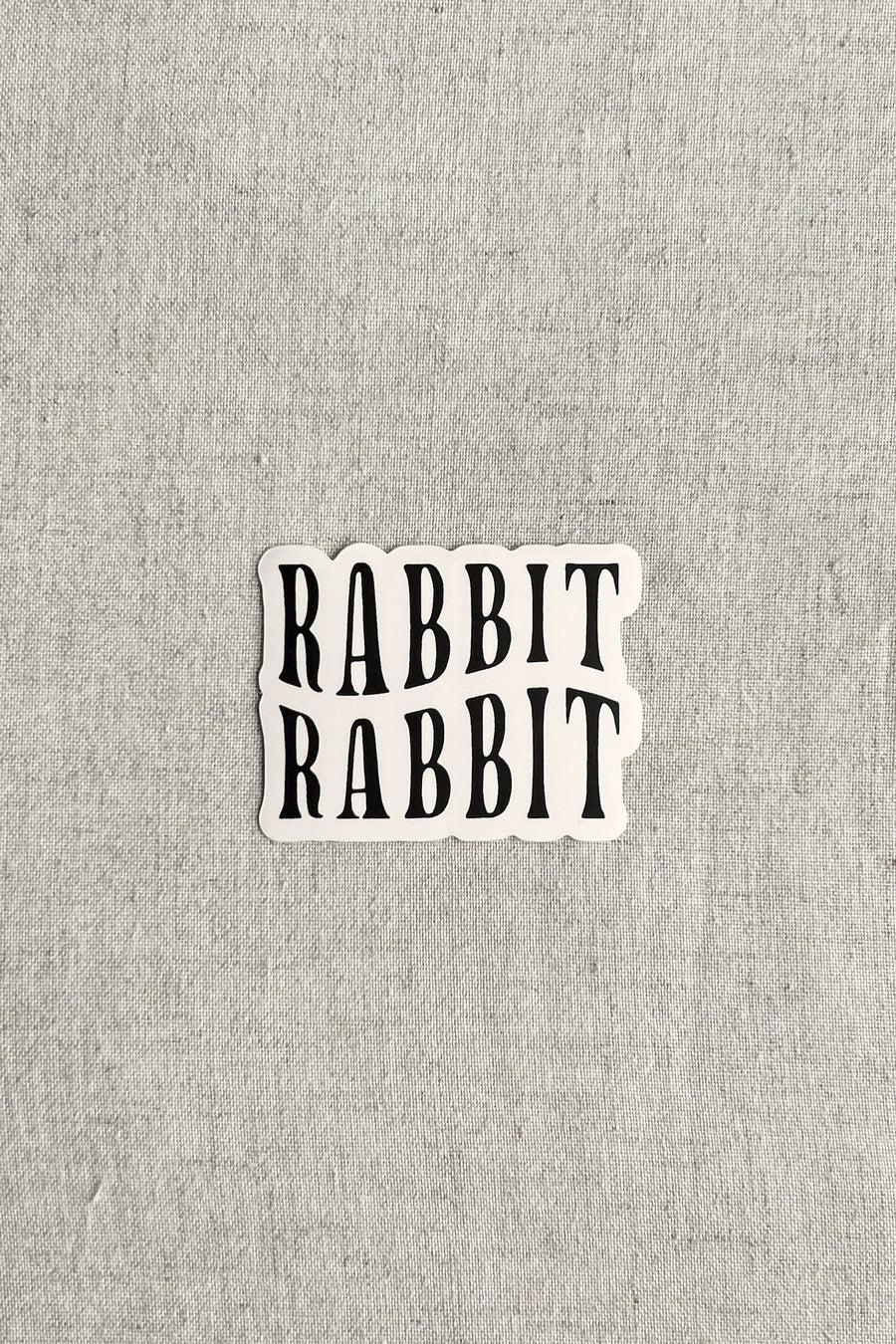 Rabbit Rabbit Sticker